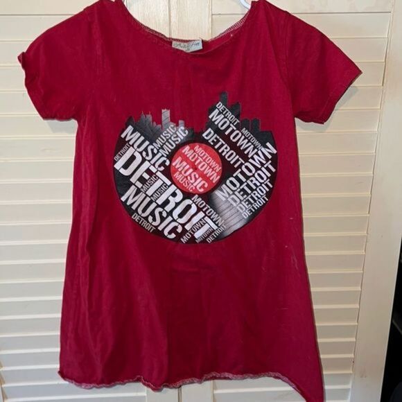 Girls one-of-a-kind Detroit Motown swing tunic - Picture 1 of 3